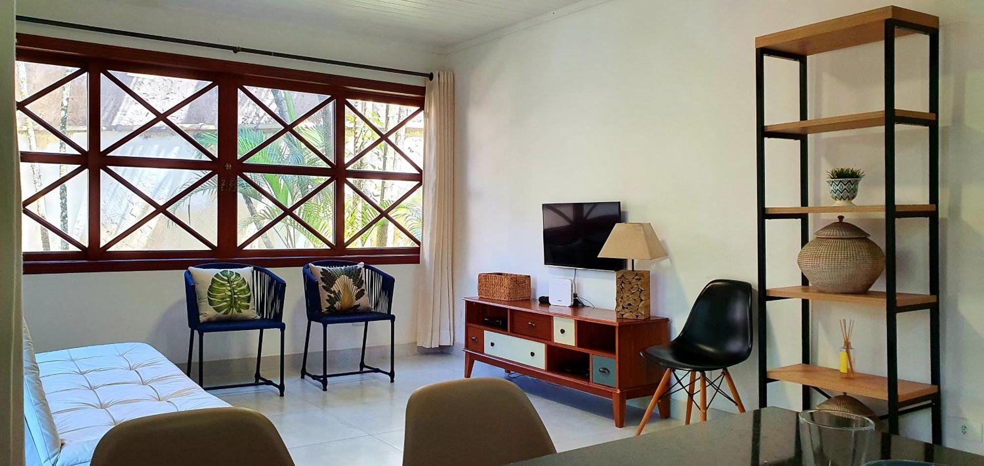 Flat recém reformado Cond. Canto do Mar-Maresias Exterior foto
