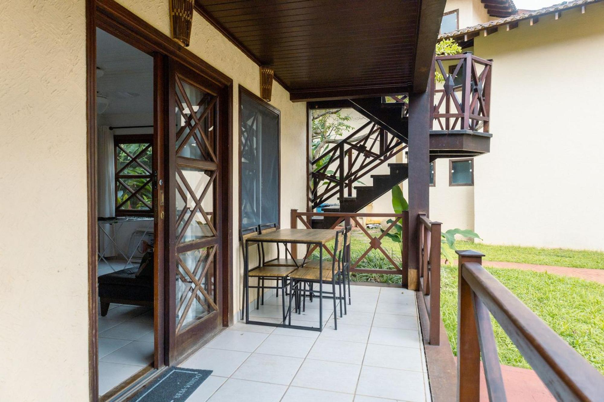 Flat recém reformado Cond. Canto do Mar-Maresias Exterior foto